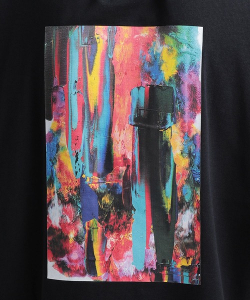 HARE（ハレ）の「バックプリントシシュウカットソーby OZ-YamaguchiKeisuke(HARE)（Tシャツ/カットソー・メンズ・ホワイト系その他/ブラック系その他・SMALL/MEDIUM）」の3枚目の写真