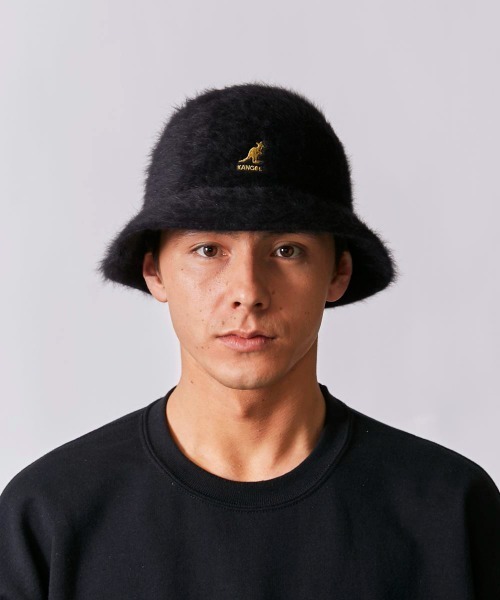 KANGOL（カンゴール）の「KANGOL Furgora Casual（ハット・メンズ・ライトグレー/ブラック/ネイビー/レッド/ピンク/オレンジ/グリーン/アイボリー/ライトブラウン/ライトパープル/ブラック×ゴールド・SMALL/MEDIUM/LARGE/X-LARGE）」の3枚目の写真