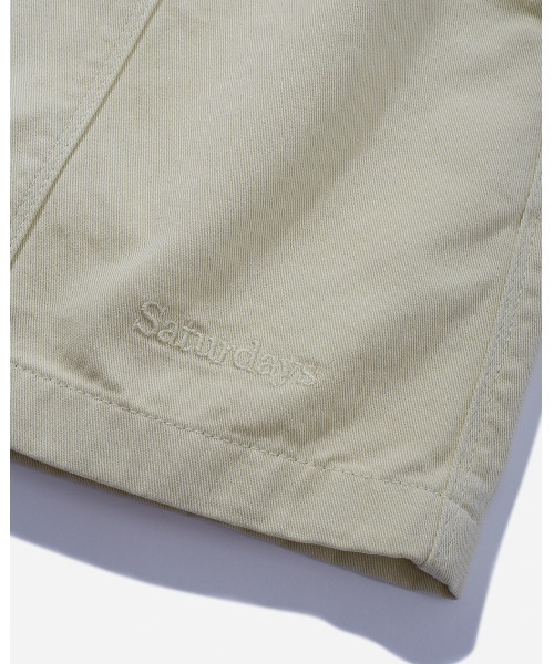 Saturdays NYC（サタデーズ ニューヨークシティ ）の「Mario Cotton Gym Short（その他パンツ・メンズ・パープル/オフホワイト・X-SMALL/S/M/L/XL）」の8枚目の写真