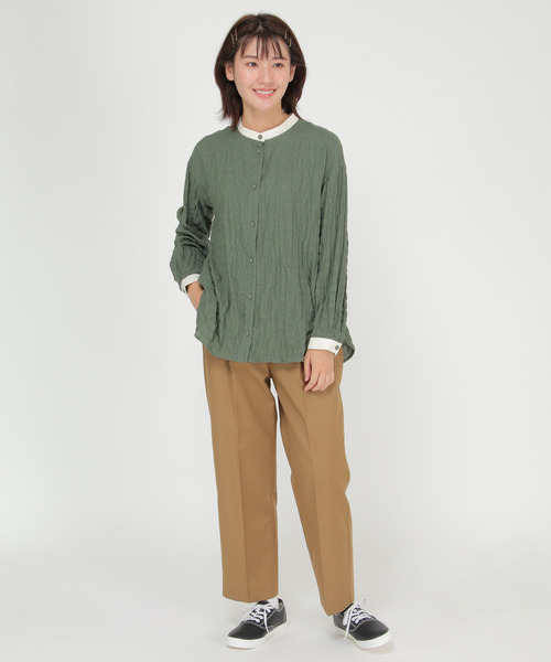 LBC(エルビーシー)の「タックテーパードパンツ(その他パンツ・レディース・ブラック/ライトブラウン/その他35・M/L)」の13枚目の写真