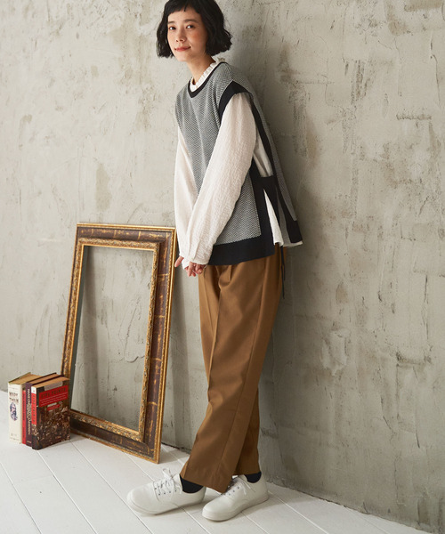 LBC(エルビーシー)の「タックテーパードパンツ(その他パンツ・レディース・ブラック/ライトブラウン/その他35・M/L)」の22枚目の写真
