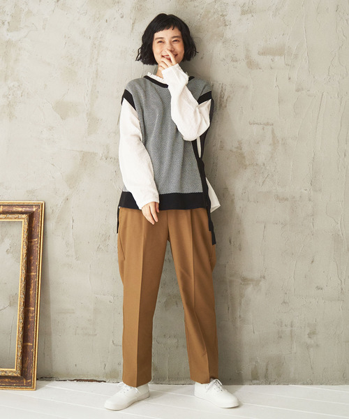 LBC(エルビーシー)の「タックテーパードパンツ(その他パンツ・レディース・ブラック/ライトブラウン/その他35・M/L)」の20枚目の写真