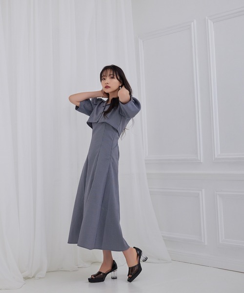 ANDGEEBEE（アンジービー）の「ショートシャツキャミワンピセット（ワンピース・レディース・ブラック/ブルー・MEDIUM）」の20枚目の写真