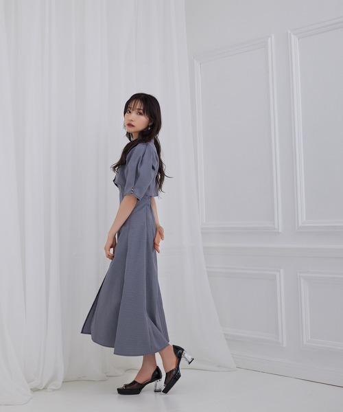 ANDGEEBEE（アンジービー）の「ショートシャツキャミワンピセット（ワンピース・レディース・ブラック/ブルー・MEDIUM）」の14枚目の写真