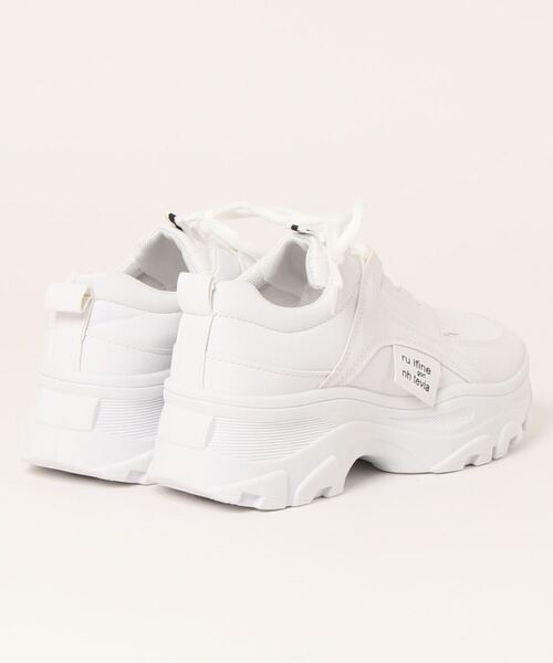 Burner(バーナー)の「【BURNER Recommend Select】厚底 ダッドスニーカー ダッドシューズ / oku-shoes-1-26(スニーカー・レディース・ホワイト/アイボリー/ゴールド/ブラック/グレー/その他7/シルバー/その他16/その他17/その他19/その他18・39/40/37/35/36/38/43/42/41)」の13枚目の写真