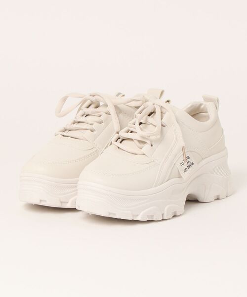 Burner(バーナー)の「【BURNER Recommend Select】厚底 ダッドスニーカー ダッドシューズ / oku-shoes-1-26(スニーカー・レディース・ホワイト/アイボリー/ゴールド/ブラック/グレー/その他7/シルバー/その他16/その他17/その他19/その他18・39/40/37/35/36/38/43/42/41)」の17枚目の写真