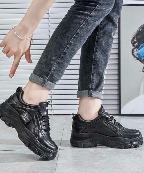 Burner(バーナー)の「【BURNER Recommend Select】厚底 ダッドスニーカー ダッドシューズ / oku-shoes-1-26(スニーカー・レディース・ホワイト/アイボリー/ゴールド/ブラック/グレー/その他7/シルバー/その他16/その他17/その他19/その他18・39/40/37/35/36/38/43/42/41)」の20枚目の写真