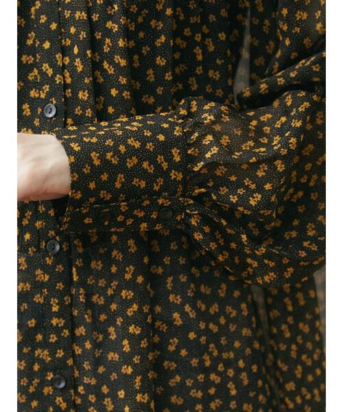 Green　Parks（グリーンパークス）の「楊柳前後2way柄ワンピース（ワンピース・レディース・ブラウン/イエロー・FREE）」の12枚目の写真