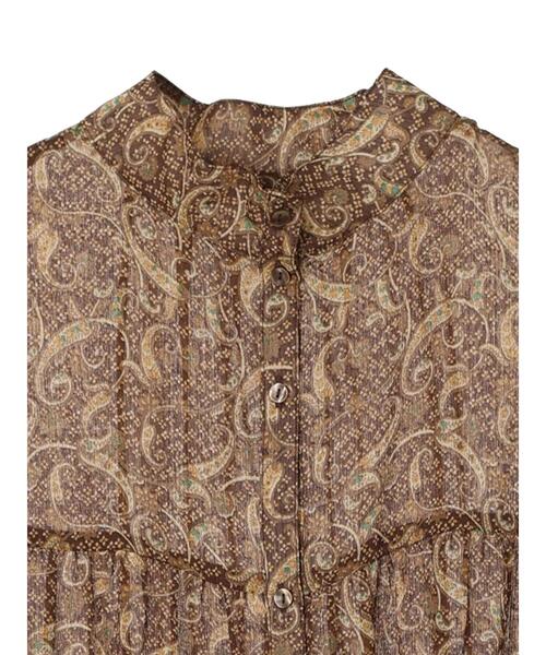 Green　Parks（グリーンパークス）の「楊柳前後2way柄ワンピース（ワンピース・レディース・ブラウン/イエロー・FREE）」の16枚目の写真