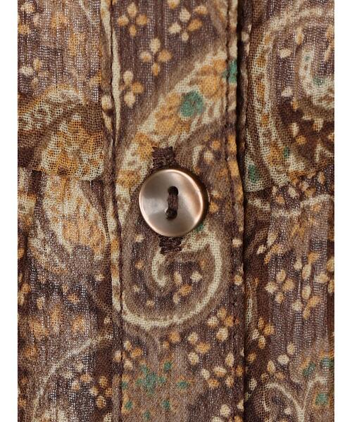 Green　Parks（グリーンパークス）の「楊柳前後2way柄ワンピース（ワンピース・レディース・ブラウン/イエロー・FREE）」の20枚目の写真