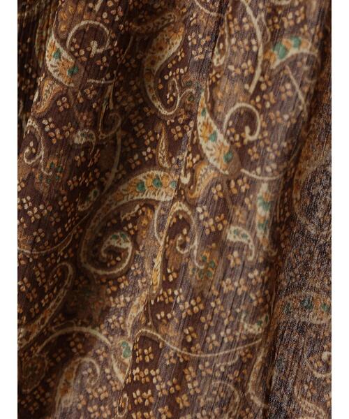 Green　Parks（グリーンパークス）の「楊柳前後2way柄ワンピース（ワンピース・レディース・ブラウン/イエロー・FREE）」の21枚目の写真