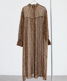 Green　Parks | 楊柳前後2way柄ワンピース(ワンピース)