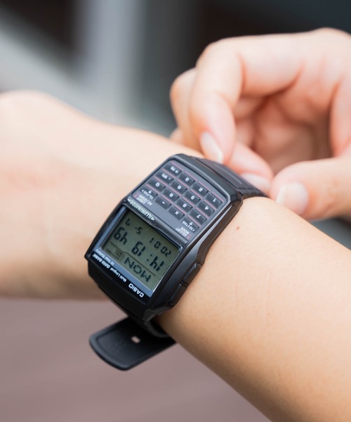 Ⴤ1371 ꕤ希少レア CASIO データバンク30 アナデジ 腕時計