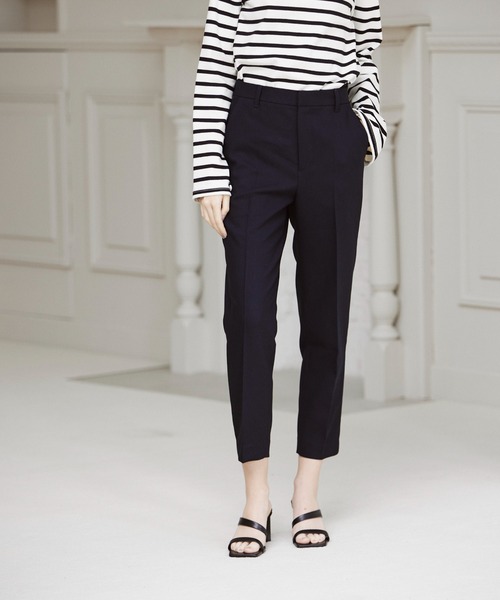 INED CLARO（イネドクラロ）の「テーパードパンツ【セットアップ対応】（その他パンツ・レディース・キャメル/ネイビー/ベージュ・7号/9号）」の2枚目の写真