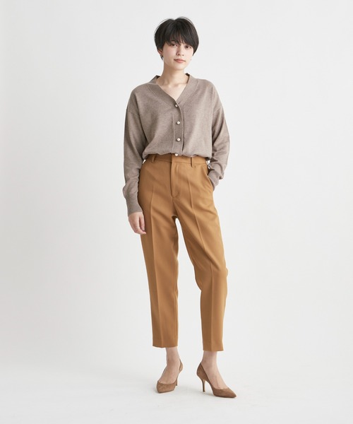 INED CLARO（イネドクラロ）の「テーパードパンツ【セットアップ対応】（その他パンツ・レディース・キャメル/ネイビー/ベージュ・7号/9号）」の7枚目の写真