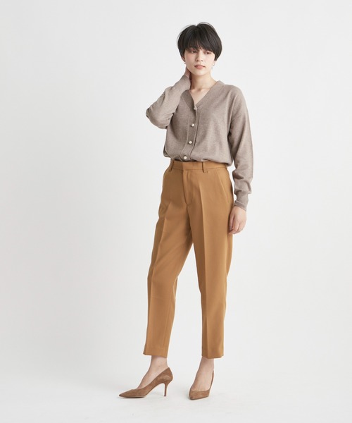 INED CLARO（イネドクラロ）の「テーパードパンツ【セットアップ対応】（その他パンツ・レディース・キャメル/ネイビー/ベージュ・7号/9号）」の8枚目の写真