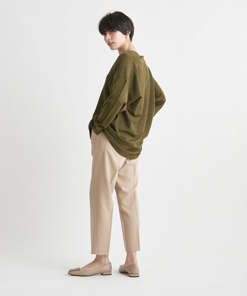 INED CLARO（イネドクラロ）の「テーパードパンツ【セットアップ対応】（その他パンツ・レディース・キャメル/ネイビー/ベージュ・7号/9号）」の19枚目の写真