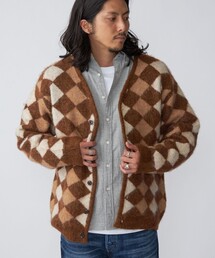 SHIPS | *SHIPS: 〈手洗い可能〉 リラックスフィット ソリッド / アーガイル モヘアライク ニット カーディガン(カーディガン/ボレロ)