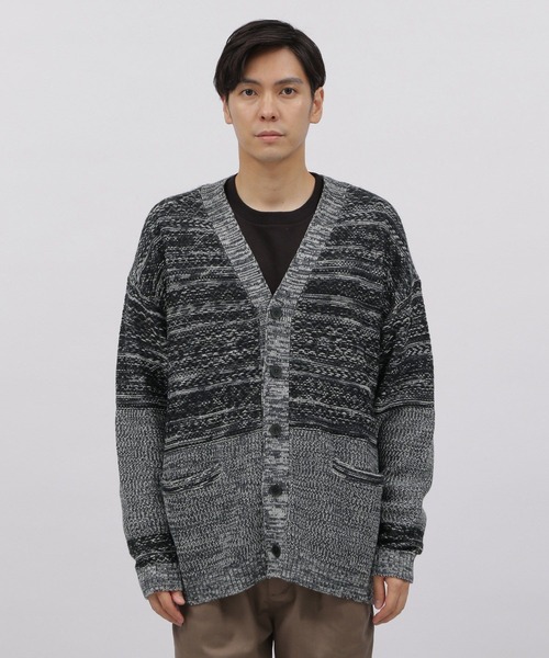 LAKOLE(ラコレ)の「ネイティブ柄ニットカーディガン / 353212(カーディガン/ボレロ・メンズ・ブラック/オレンジ/アイボリー・MEDIUM/LARGE)」の22枚目の写真