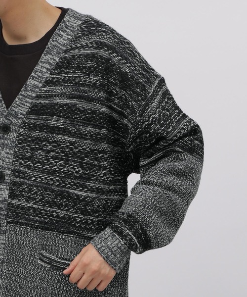 LAKOLE(ラコレ)の「ネイティブ柄ニットカーディガン / 353212(カーディガン/ボレロ・メンズ・ブラック/オレンジ/アイボリー・MEDIUM/LARGE)」の14枚目の写真