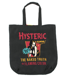 ヒステリックグラマー　NAKED TRUTH 刺繍 リバーシブル　トートバッグ HYSTERIC GLAMOUR（ヒステリックグラマー）の「NAKED TRUTH刺繍