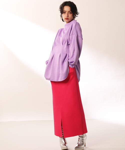 Limue(リミュ)の「ポンチスカート(スカート・レディース・ブラック/ピンク/グリーン/パープル・S/M)」の4枚目の写真