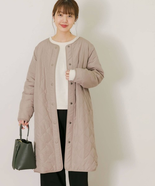 URBAN RESEARCH Sonny Label（アーバンリサーチサニーレーベル）の「リバーシブルボアキルティングコート（その他アウター・レディース・ブラック/カーキ/グレー系その他・FREE）」の5枚目の写真