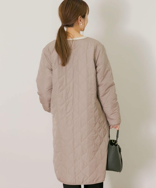URBAN RESEARCH Sonny Label（アーバンリサーチサニーレーベル）の「リバーシブルボアキルティングコート（その他アウター・レディース・ブラック/カーキ/グレー系その他・FREE）」の8枚目の写真