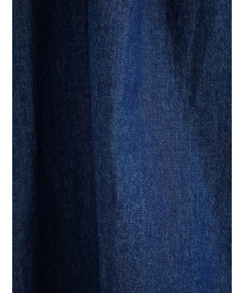 Samansa Mos2（サマンサ モスモス）の「デニム前後着ワンピース（ワンピース・レディース・ネイビー・ﾌﾘ-）」の14枚目の写真