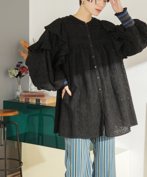 mag.by c（マグバイシー）の「(mag.by c)レースフリルブラウス（シャツ 