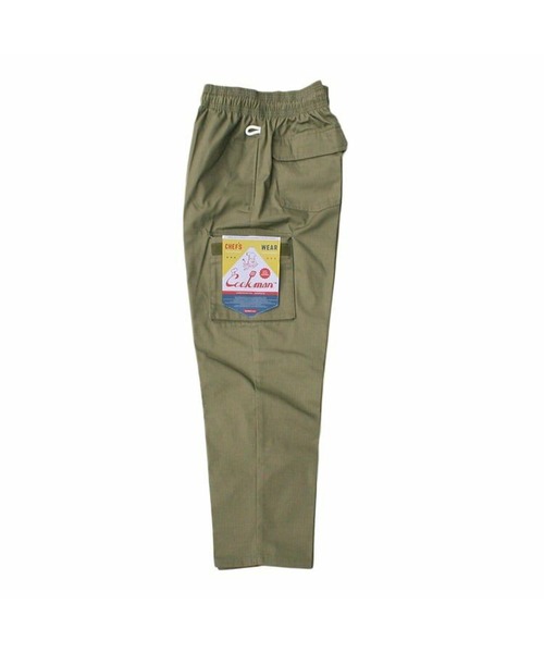COOKMAN(クックマン)の「COOKMAN CHEF CARGO PANTS「RIPSTOP」/ KHAKI(カーゴパンツ・メンズ・カーキ・S/XL)」の2枚目の写真