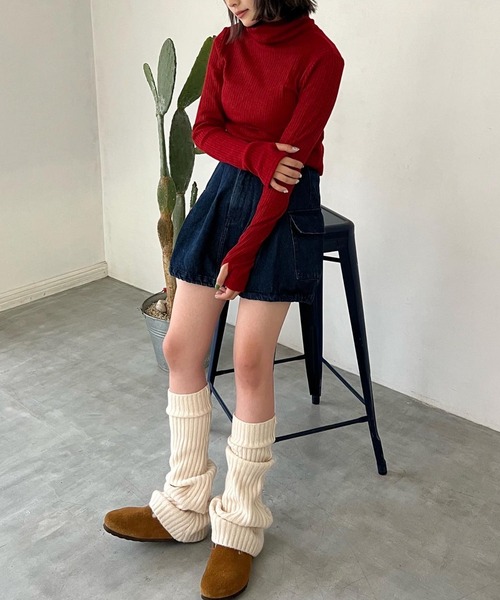 shesame（シーセム）の「カーゴバルーンSK（スカート・レディース・ブルー/ブラック・フリー）」の2枚目の写真