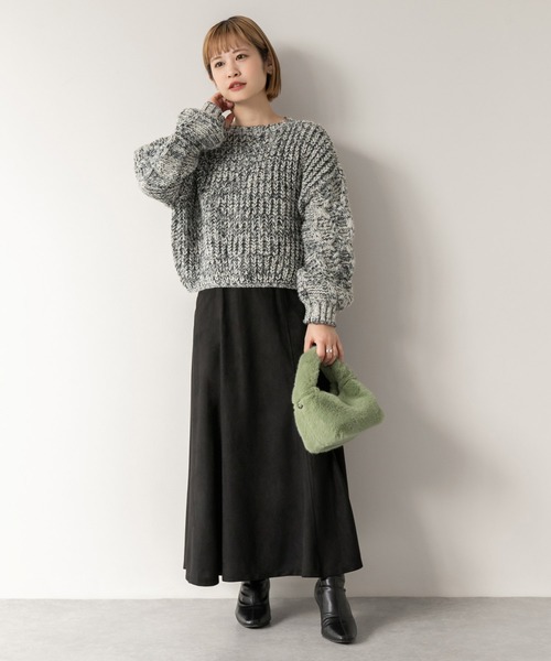 fifth（フィフス）の「【スタッフレコメンド】スエードキャミワンピース（ワンピース・レディース・ブラック/ベージュ・M）」の16枚目の写真