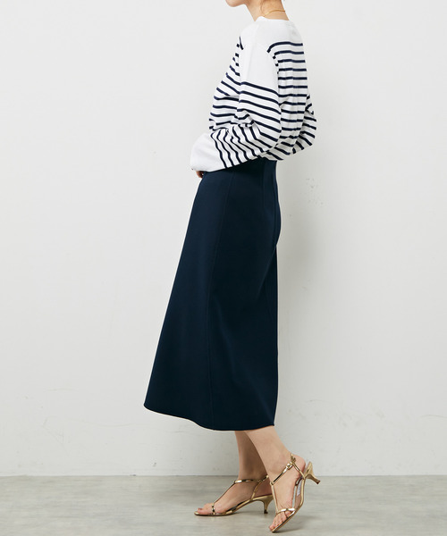 Armor lux（アルモーリュックス）の「Armor-lux /別注パネルボーダー ルーズフィットブルトンシャツ（Tシャツ/カットソー・レディース・ブルー/ネイビー・1/2）」の19枚目の写真