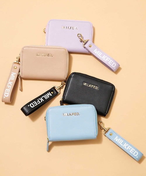 MILKFED.（ミルクフェド）の「SOLID COLOR MULTI CASE（コインケース・レディース・ライトブルー/ブラック/ベージュ/ライトパープル・ONE SIZE）」の9枚目の写真