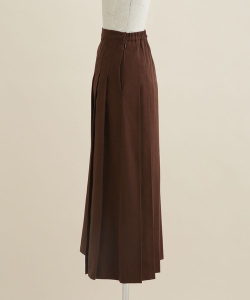 NANO universe(ナノユニバース)の「LB.04/ラップライクプリーツスカート(スカート・レディース・ベージュ/ブラウン/ボルドー・FREE)」の20枚目の写真