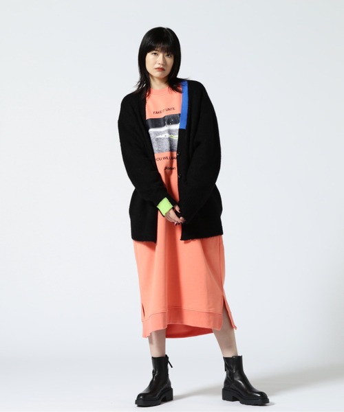 HCAE（エイチシーエーイー）の「HCAE(エイチシーエーイー) BICOLOR KNIT CADDIGAN/バイカラーニットカーディガン（カーディガン/ボレロ・レディース・ホワイト/ブラック・F）」の11枚目の写真