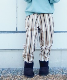ストライプ柄イージーパンツ■80～140cm