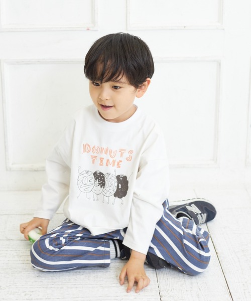 MAKE YOUR DAY（メイクユアデイ）の「ストライプ柄イージーパンツ■80～140cm（その他パンツ・キッズ・ブルー/ベージュ・90/100/110/120/130/140/80）」の20枚目の写真