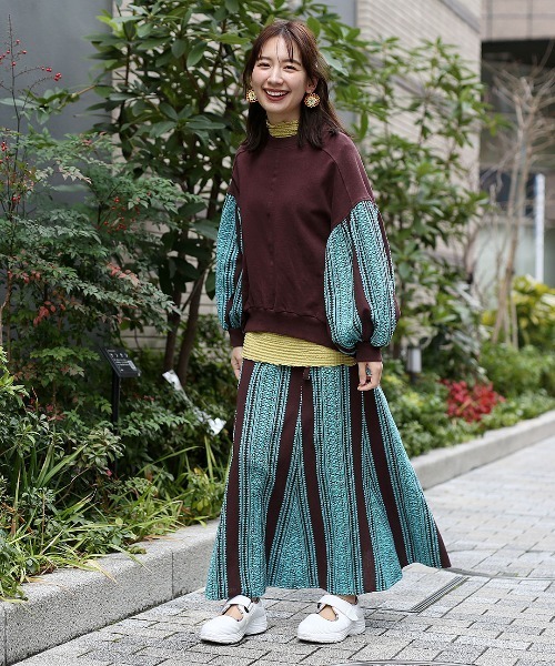 チチカカ（チチカカ）の「シュワシュワボトルネックＴシャツ（Tシャツ/カットソー・レディース・ライトブルー/グリーン/イエロー・FREE）」の12枚目の写真