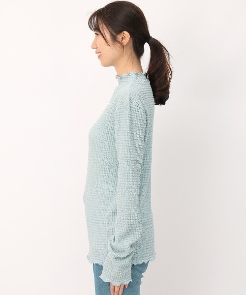 チチカカ（チチカカ）の「シュワシュワボトルネックＴシャツ（Tシャツ/カットソー・レディース・ライトブルー/グリーン/イエロー・FREE）」の6枚目の写真