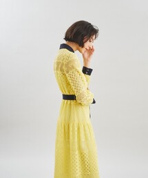 GRACE CONTINENTAL | クロシェレースワンピース(ドレス)