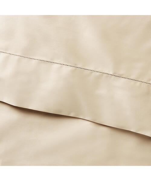 オーガニック コットン サティーン フラットシーツ/シングルサイズ