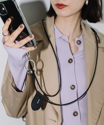 Beau're（ヴュレ）の「BEAURE ヴュレ カウレザー モバイル＆マスクストラップ ショルダー（スマホグッズ）」
