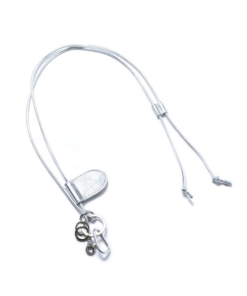 Beau're（ヴュレ）の「BEAURE ヴュレ カウレザー モバイル＆マスクストラップ ショルダー（スマホグッズ・レディース・ベージュ/ブラック/シルバー/ブルー系その他/ライラック/ペールイエロー・FREE）」の20枚目の写真