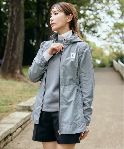 CELFORD(セルフォード)の「【CELFORD GOLF】ペプラムブルゾン(ブルゾン・レディース・ライム/ホワイト/ブラック・38/36)」の3枚目の写真
