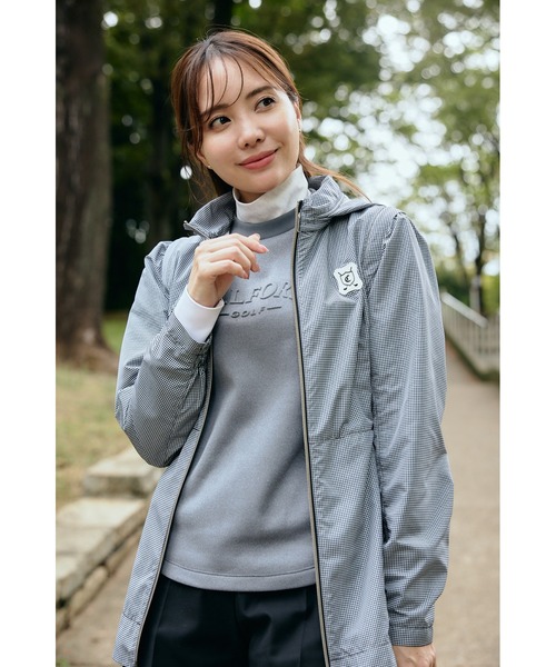 CELFORD(セルフォード)の「【CELFORD GOLF】ペプラムブルゾン(ブルゾン・レディース・ライム/ホワイト/ブラック・38/36)」の4枚目の写真