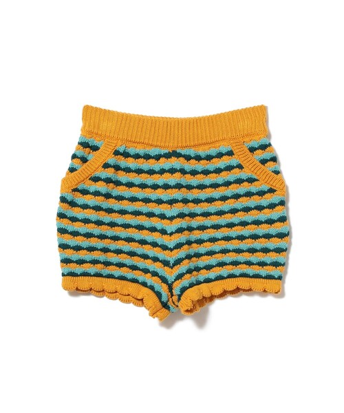 B:MING by BEAMS（ビーミングバイビームス）の「B:MING by BEAMS / リライズ ニット キュロット（90～120cm）（その他パンツ・キッズ・グリーン/イエロー・S/M）」の9枚目の写真