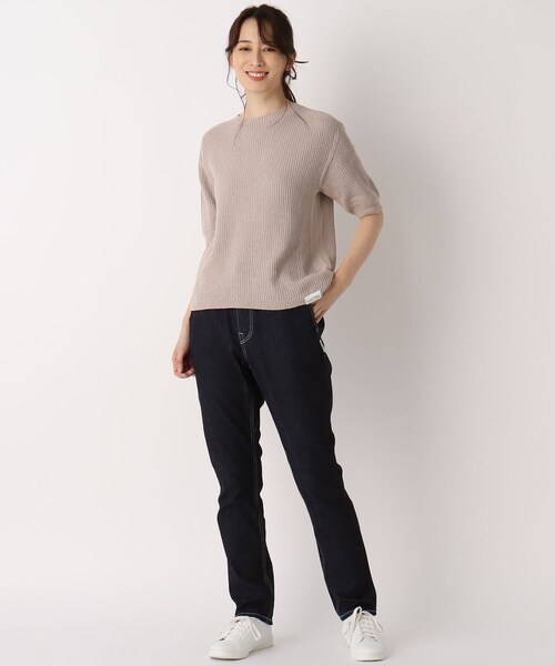 LAURA ASHLEY（ローラアシュレイ）の「ムラ糸　ライトストレッチデニム（デニムパンツ・レディース・ネイビー・38）」の10枚目の写真