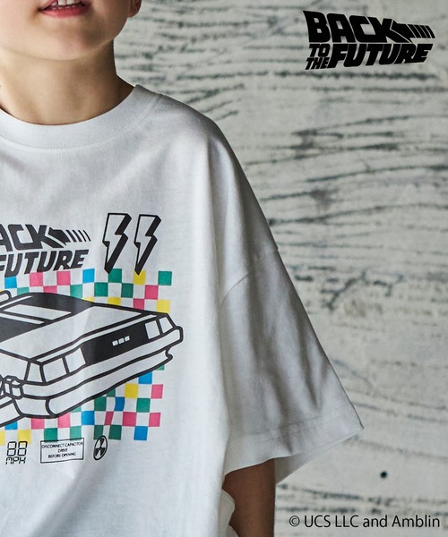 PAIRMANON STREET（ペアマノンストリート）の「【PAIRMANON STREET】【プレミアムコットン100】【UNIVERSAL】【ユニバーサル】【バック・トゥ・ザ・フューチャー】ユニセックス プリント 半袖 Tシャツ（Tシャツ/カットソー・キッズ・ブラック系その他/ブラック系その他2/ホワイト系その他2/グリーン/ホワイト系その他/ブラック/ホワイト/ブラック系その他3・130/140/150/100/120/110）」の11枚目の写真